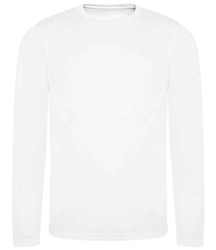 AWDis Long Sleeve Cool T - Arctic White - L